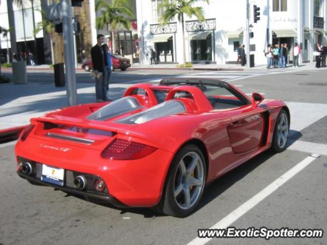 Porsche Carrera GT spotted in Beverly Hills, California