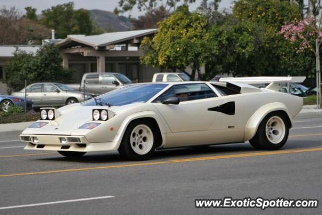 Lamborghini Countach spotted in Calabasas, California