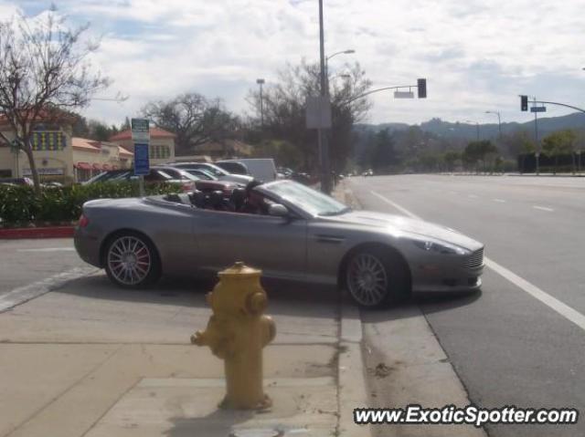 Aston Martin DB9 spotted in Calabasas, California