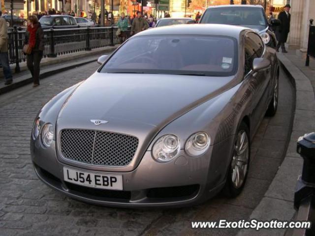 Bentley Continental spotted in London, United Kingdom