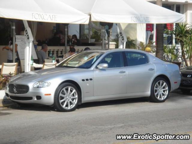 Maserati Quattroporte spotted in South Beach, Florida