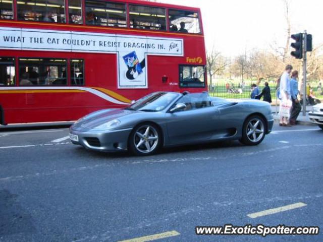 Ferrari 360 Modena spotted in London, United Kingdom