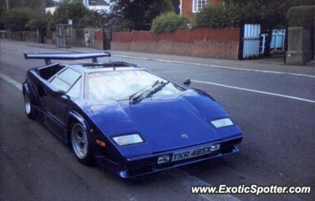 Lamborghini Countach spotted in Hastings, United Kingdom