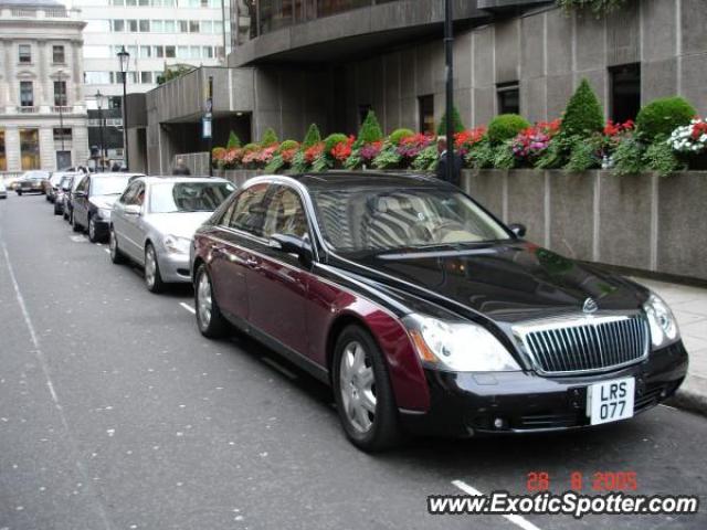 Mercedes Maybach spotted in London, United Kingdom