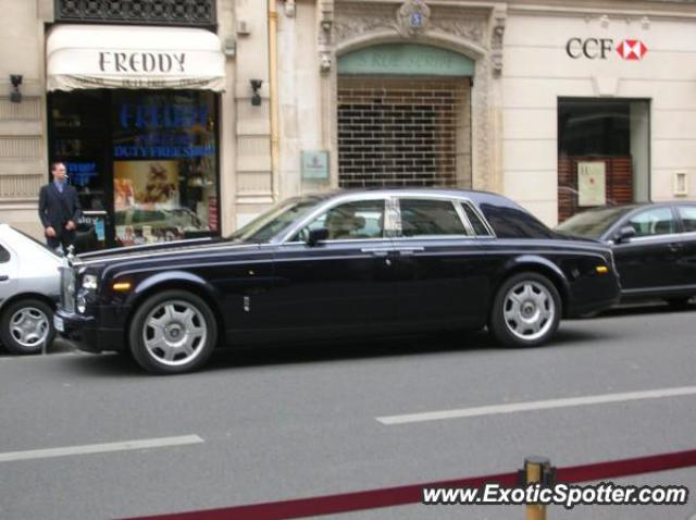 Rolls Royce Phantom spotted in Paris, France