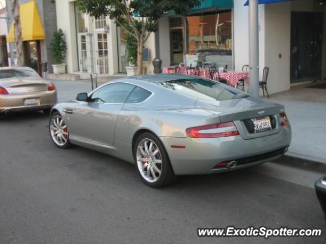 Aston Martin DB9 spotted in Beverly Hills, California