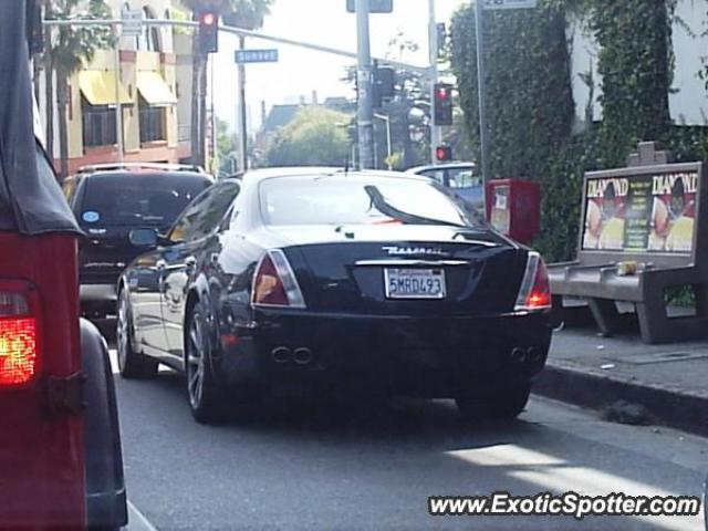 Maserati Quattroporte spotted in Hollywood, California