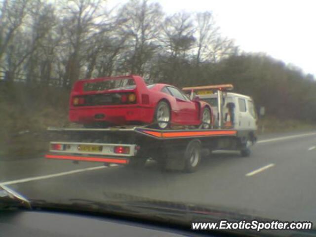 Ferrari F40 spotted in London, United Kingdom