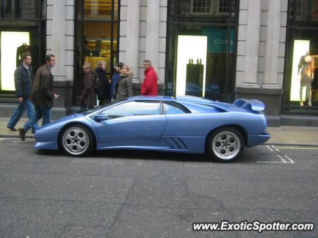 Lamborghini Diablo spotted in London, United Kingdom