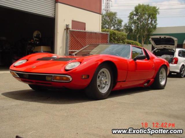 Lamborghini Miura spotted in Brea, California