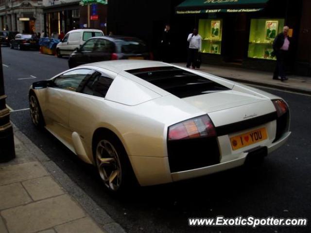 Lamborghini Murcielago spotted in London, United Kingdom