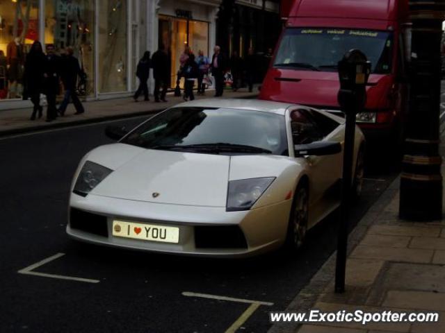 Lamborghini Murcielago spotted in London, United Kingdom