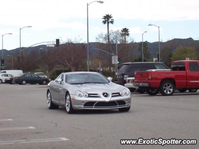 Mercedes SLR spotted in Calabasas, California