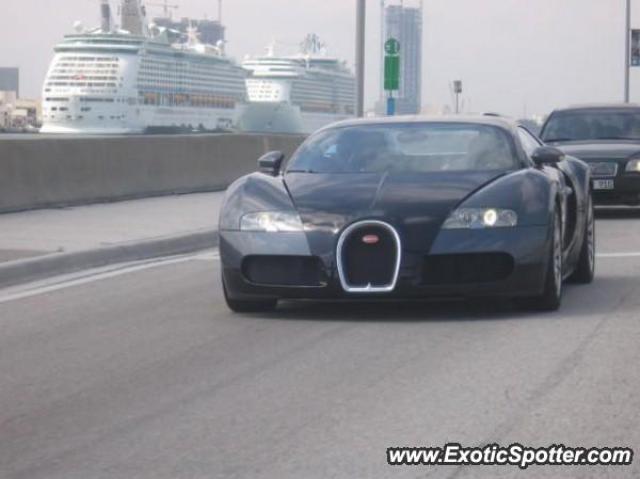 Bugatti Veyron spotted in Miami, Florida