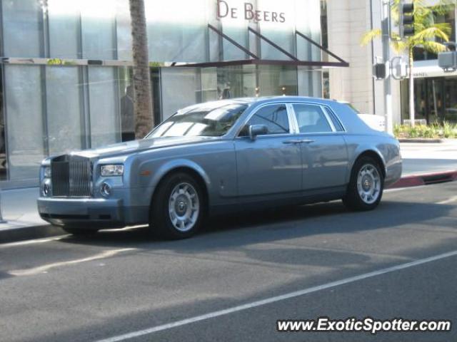 Rolls Royce Phantom spotted in Beverly Hills, California