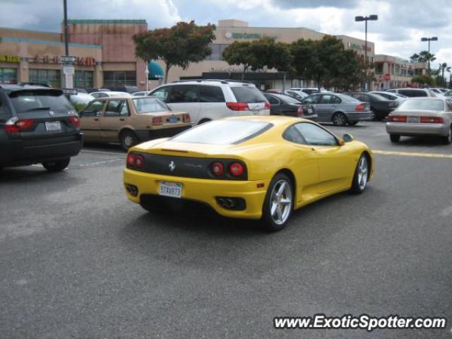 Ferrari 360 Modena spotted in Rowland Heights, California