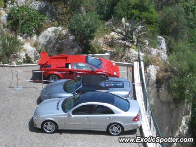 Lamborghini Countach spotted in Eze, France