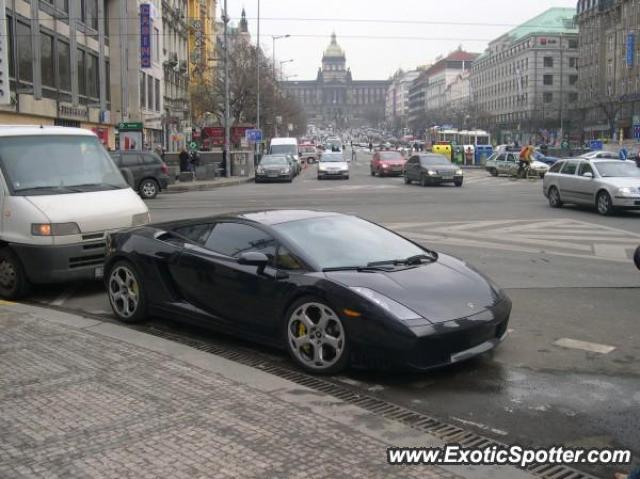 Lamborghini Gallardo spotted in Prague, Czech Republic