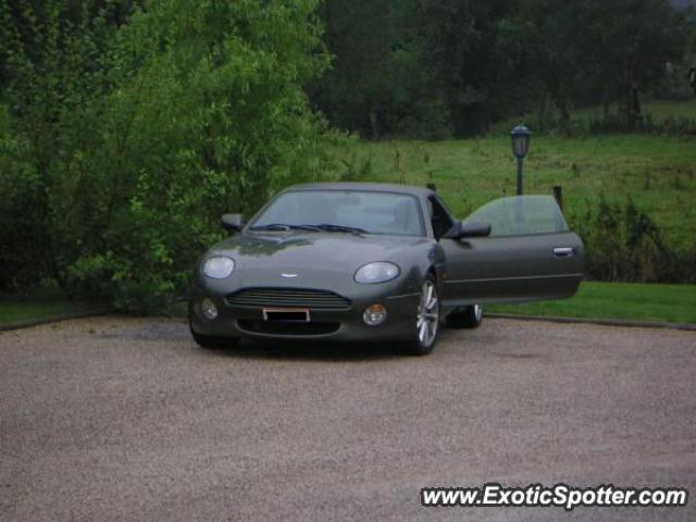 Aston Martin DB7 spotted in Near Calais, France