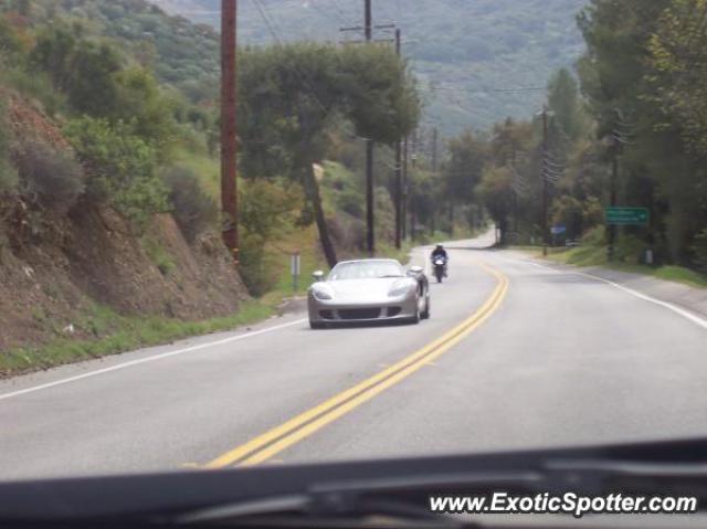 Porsche Carrera GT spotted in Malibu, California