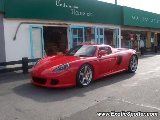 Porsche Carrera GT spotted in Malibu, California