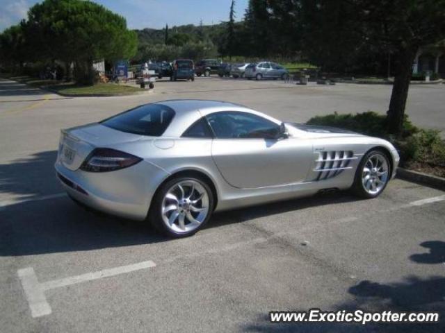 Mercedes SLR spotted in PORTOROZ, Slovenia