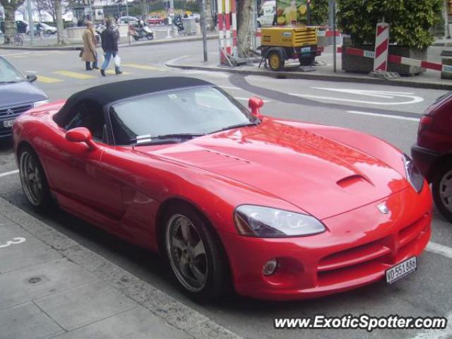 Dodge Viper spotted in Geneva, Switzerland