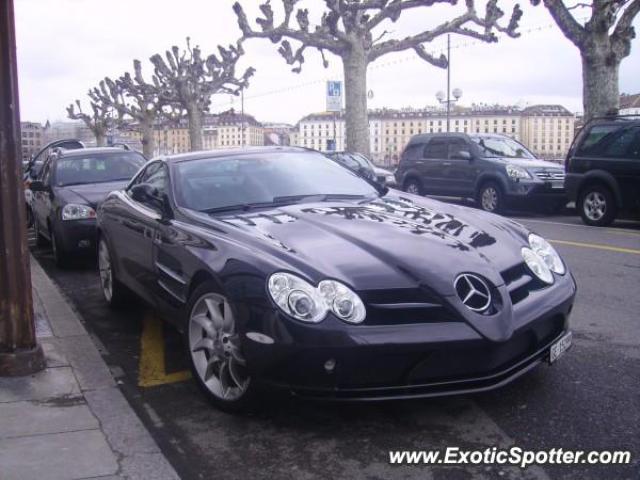 Mercedes SLR spotted in Geneva, Switzerland