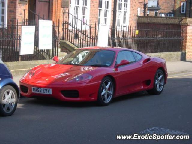 Ferrari 360 Modena spotted in Hertford, United Kingdom