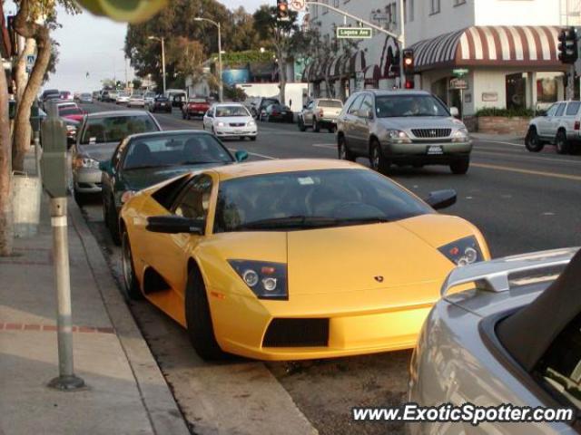 Lamborghini Murcielago spotted in Laguna Beach, California