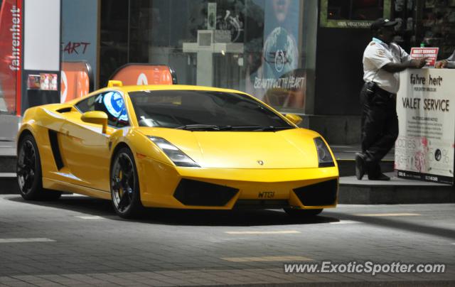 Lamborghini Gallardo spotted in Bukit Bintang KL, Malaysia