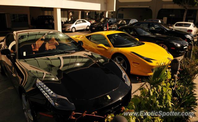 Ferrari 458 Italia spotted in Beverly hills, California