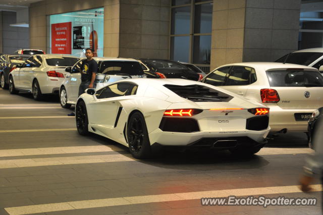 Lamborghini Aventador spotted in Bukit Bintang KL, Malaysia