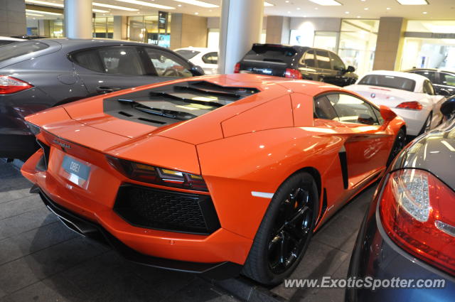 Lamborghini Aventador spotted in Bukit Bintang KL, Malaysia