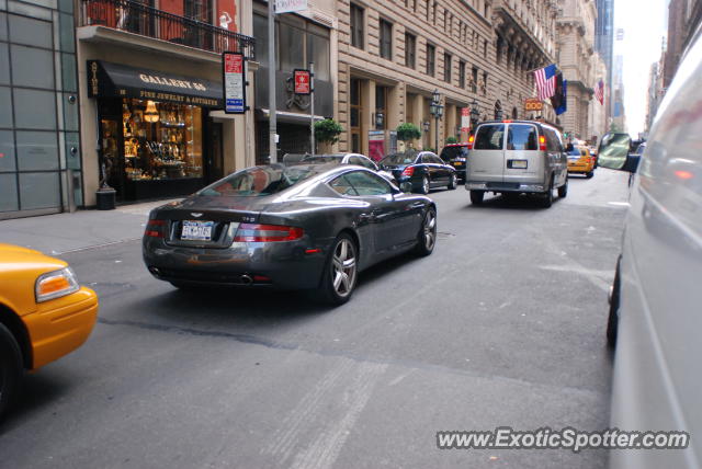 Aston Martin DB9 spotted in Manhattan, New York