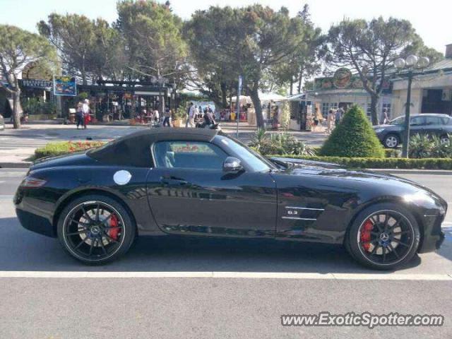 Mercedes SLS AMG spotted in Portoroz, Slovenia