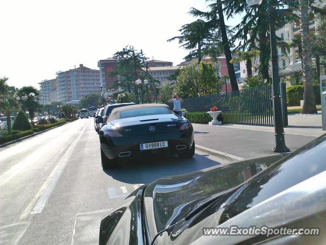 Mercedes SLS AMG spotted in Portoroz, Slovenia