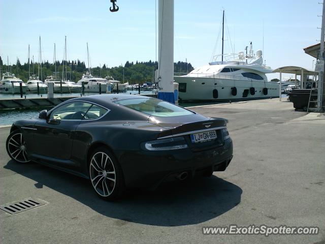 Aston Martin DBS spotted in Portoroz, Slovenia