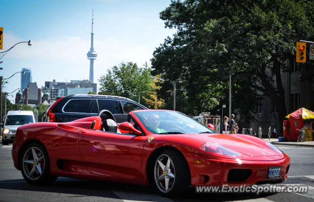 Ferrari 360 Modena spotted in Yorkville, Canada