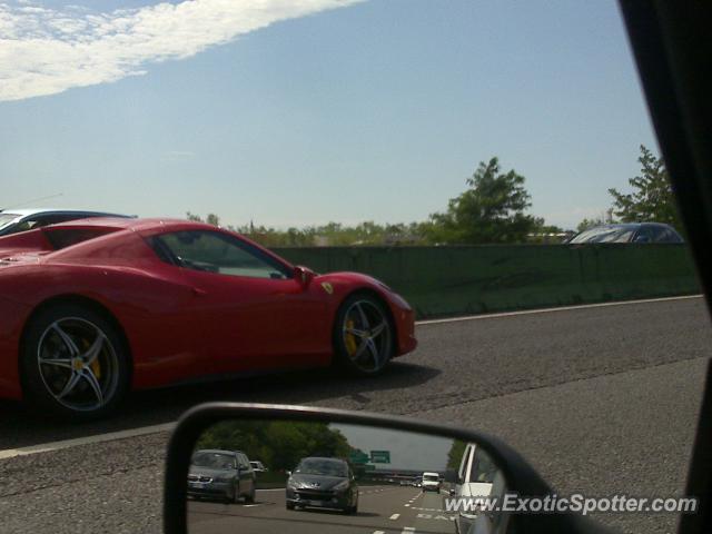 Ferrari 458 Italia spotted in Milano, Italy