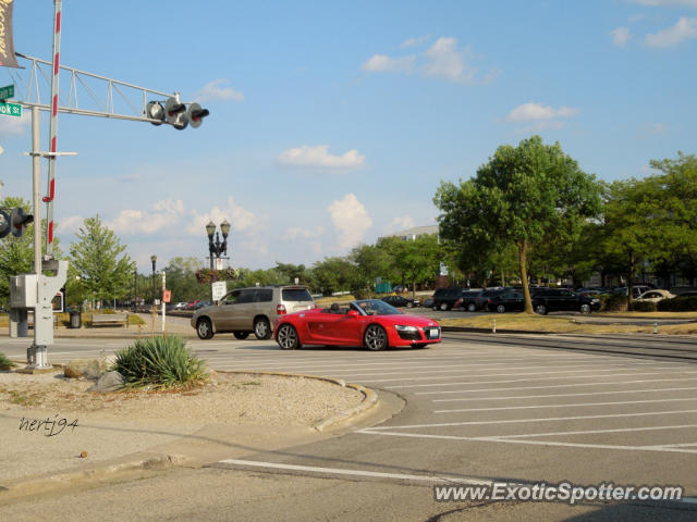 Audi R8 spotted in Barrington, Illinois