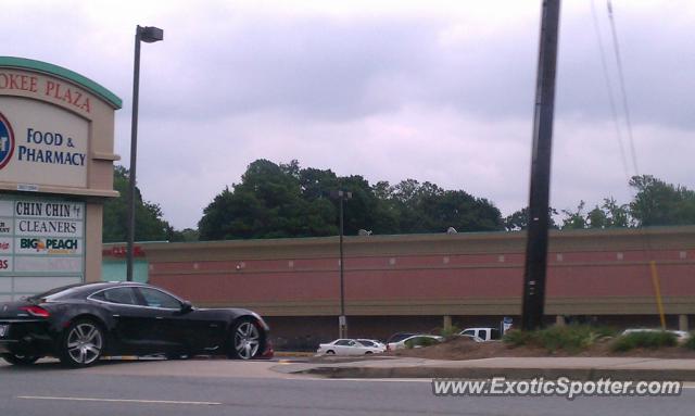 Fisker Karma spotted in Atlanta, Georgia