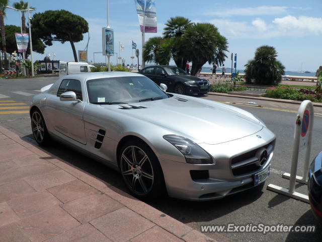 Mercedes SLS AMG spotted in Cannes, France