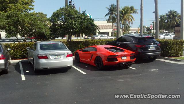 Lamborghini Aventador spotted in Unknown, Florida