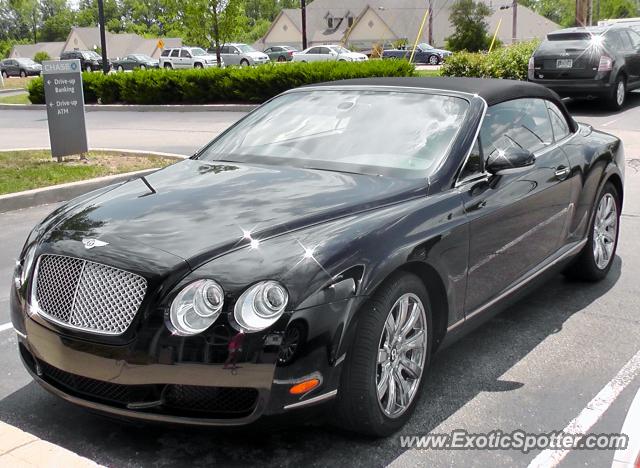 Bentley Continental spotted in Fishers, Indiana