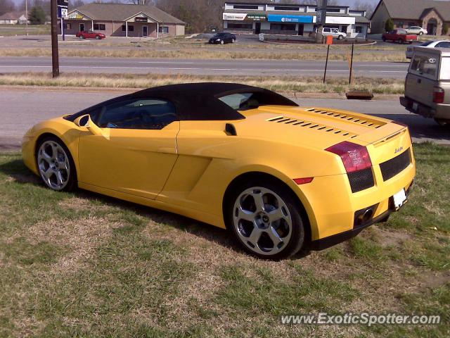 Lamborghini Gallardo spotted in Carterville, Illinois