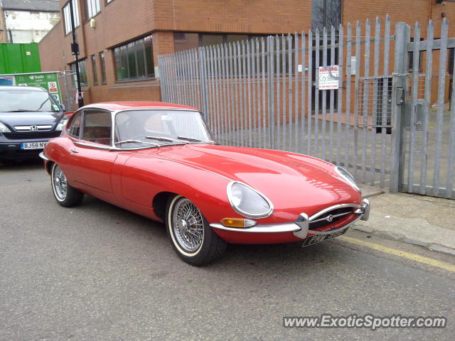 Jaguar E-Type spotted in London, United Kingdom