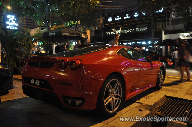 Ferrari F430 spotted in Bukit Bintang KL, Malaysia