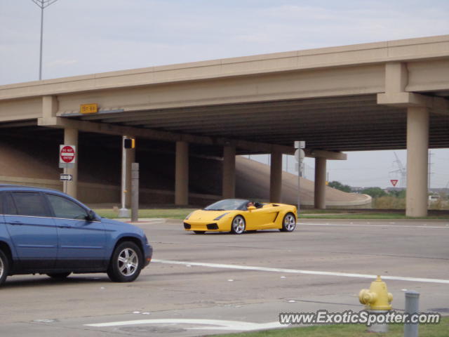 Lamborghini Gallardo spotted in Dallas, Texas