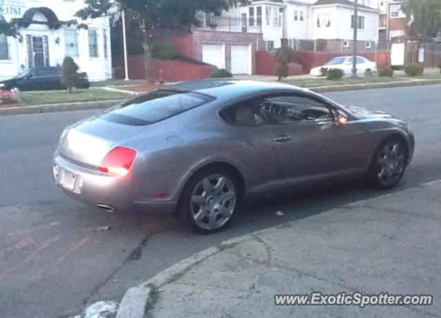 Bentley Continental spotted in Somerville, Massachusetts